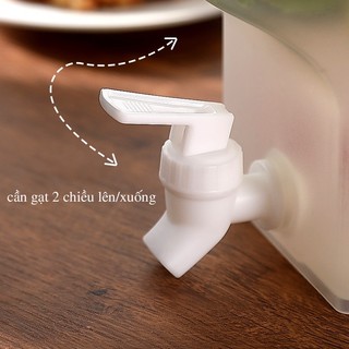 Bình đựng nước 3.5l ướp lạnh thực phẩm, Bình nước có vòi để tủ lạnh tiện lợi 6785