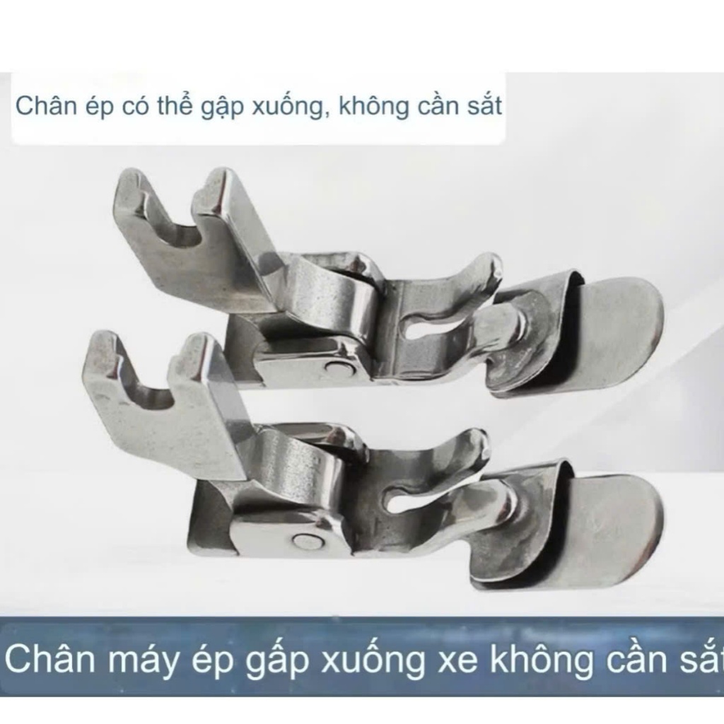 Chân Vịt May Ghép Gấp Mí, Bẻ Lai, Cuốn Mép 1mm/2mm/3mm – Dùng Cho Máy May 1 Kim Công Nghiệp
