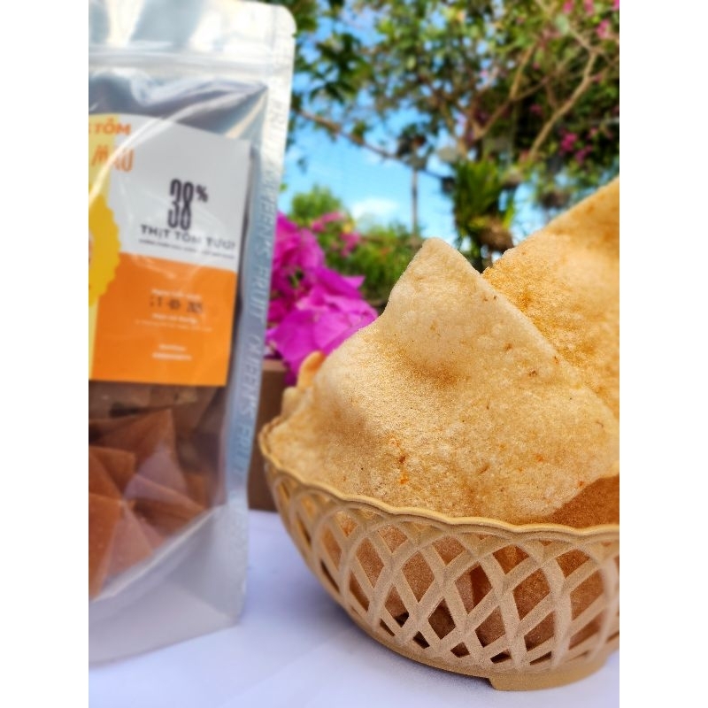 1kg bánh phồng tôm (2 túi 500g) - Loại đặc biệt 38%- Đặc sản Năm Căn Cà Mau