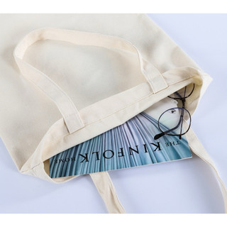 [Không khoá] Túi tote trắng trơn size 35x40cm, phôi túi trắng vẽ nghệ thuật, phong cách tối giản hàng ngày, túi thêu