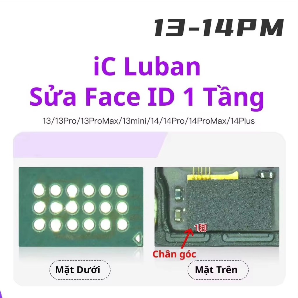 Chíp IC Face 13-14PM dùng cho đế Luban | Shopee Việt Nam