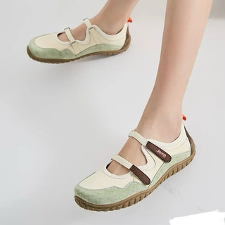 Giày sục slip on thời trang mùa hè cao cấp có bigsize nữ Jeep siêu êm nhẹ màu trắng xanh cốm , sneaker cao cấp