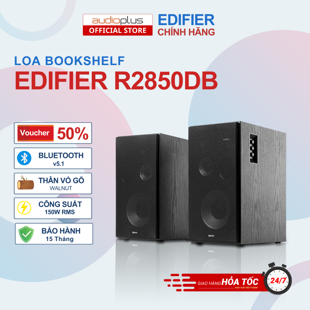 Loa bookshelf EDIFIER R2850DB - Bluetooth V5.1 - Công suất 150W - Hàng ...