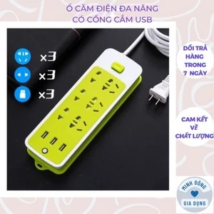 Ổ cắm điện đa năng thông minh có cổng usb, Ổ điện đa năng chống giật