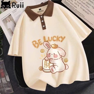 Áo thun polo , áo  bé gái nhiều màu hình in dễ thương chất vải poly cá sấu dày dặn mềm mịn cho bé 15-45kg mã -04