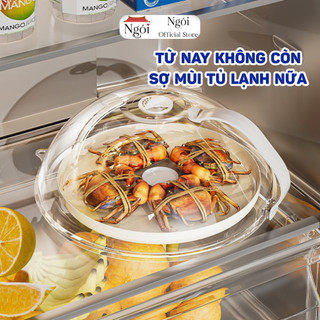 Nắp Đậy Thực Phẩm Lò Vi Sóng Có Tay Cầm Chống Nóng, Nắp Đậy Lò Vi Sóng Chống Mùi Bảo Quản Giữ Nóng Thực Phẩm NGÓI - ND01