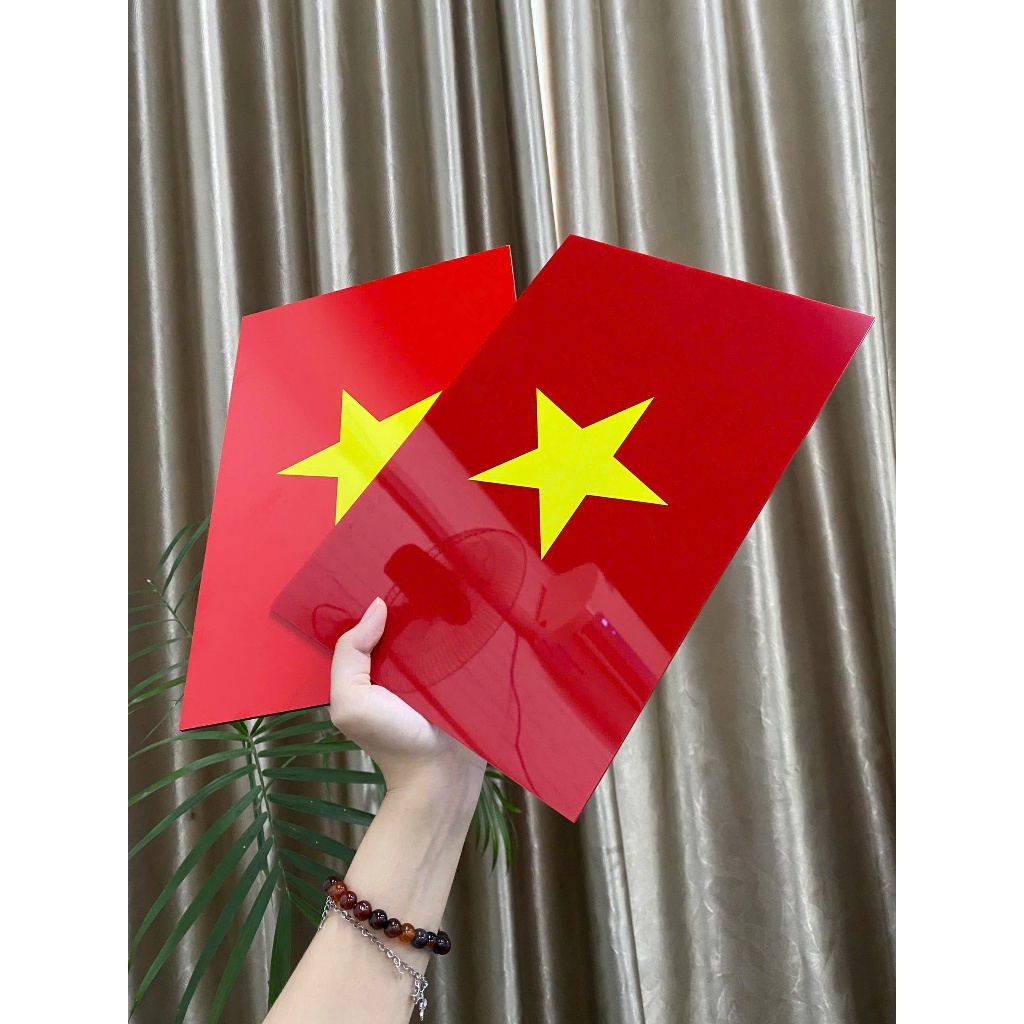 [Sẵn Đủ Size] Cờ Việt Nam - Cờ Đảng Mica Alu Chất Lượng Siêu Bền Sắc Nét Đủ Size Theo Yêu Cầu