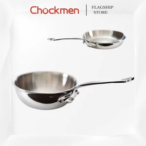 Chảo Xào KINSGEM by Chockmen Inox Cao Cấp Chảo Chiên Rán Xào Chiên Ngập Dầu Dùng Bếp Từ
