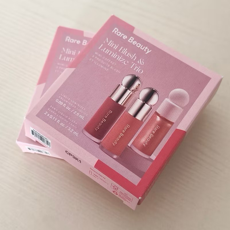 Set Má Hồng + Highlighter Rare Beauty