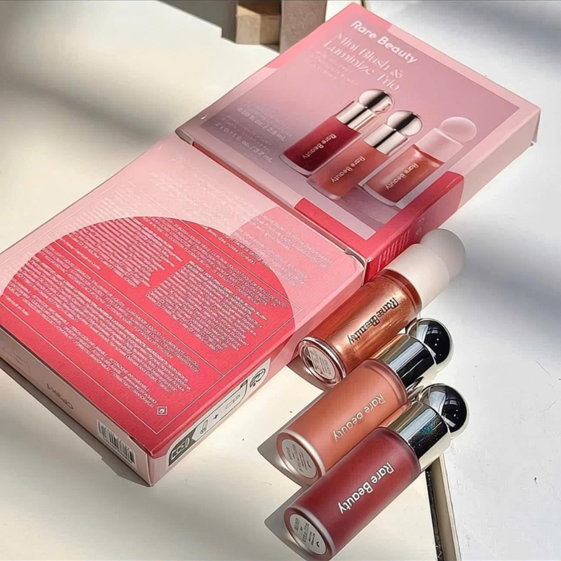 Set Má Hồng + Highlighter Rare Beauty
