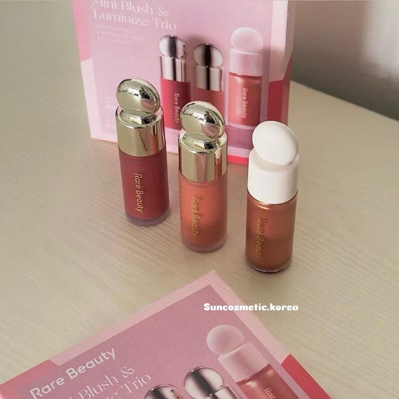 Set Má Hồng + Highlighter Rare Beauty