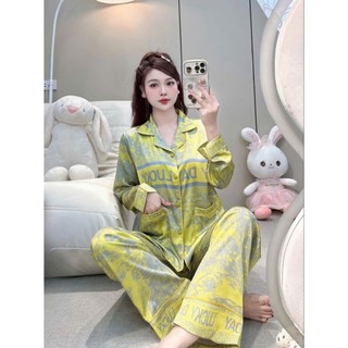 Đồ Bộ Pijama Lụa Latin Lụa Mịn ( Tơ Tằm), Có Size Từ 40-75kg , Mẫu Rừng , Nhiều Màu Nữ Mặc Bốn Mùa
