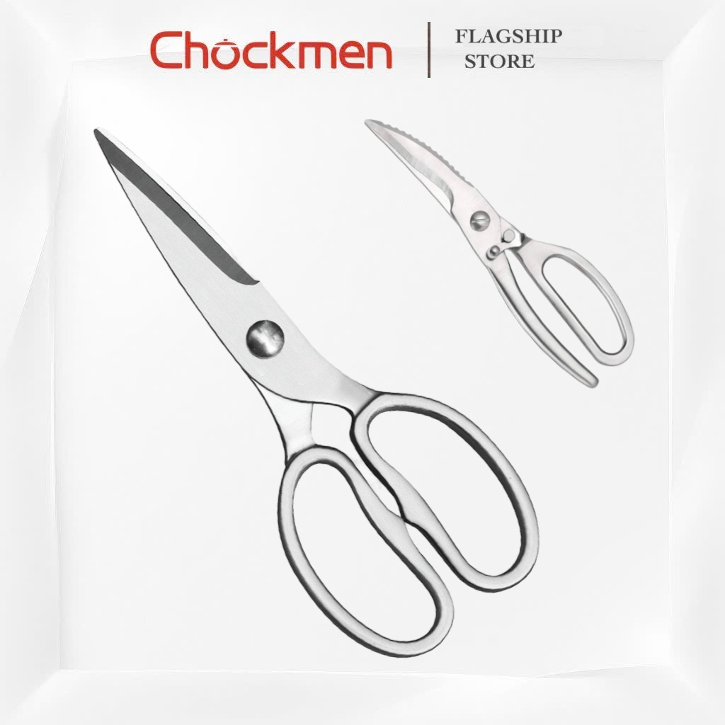Kéo Đa Năng KINSGEM by Chockmen Inox Cao Cấp Siêu Dày Dặn Kéo Cắt Thực Phẩm Đa Năng Nhà Bếp