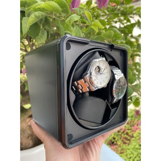 Tủ Hộp Đựng Đồng Hồ Cơ 3 Xoay Chính Hãng Cao Cấp - Hộp Lắc Lên Cót Đồng Hồ Winder Watch