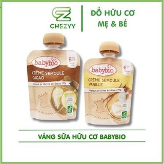 Váng sữa hữu cơ Babybio dạng túi cho bé từ 6 tháng tuổi