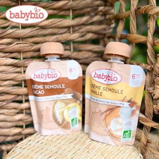 Váng sữa hữu cơ Babybio dạng túi cho bé từ 6 tháng tuổi