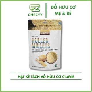 Hạt kê hữu cơ đã tách vỏ C'LaVie 200g dùng nấu soup, cháo cho bé ăn dặm
