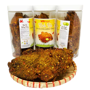 Khô Bò Miếng Tây Nguyên 250Gr Đảm Bảo VSATTP | Bếp Anh Béo