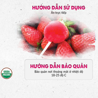 Kẹo Mút Hữu Cơ YumEarth Vị Trái Cây Túi 14 Que Organic Không Phẩm Màu Nhân Tạo