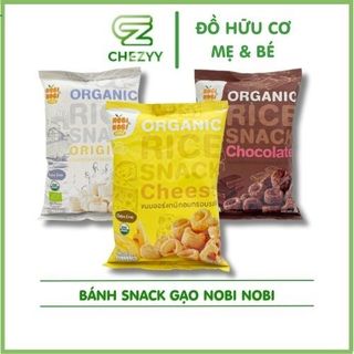 Bánh snack gạo hữu cơ Nobi Nobi 40g cho bé từ 18 tháng tuổi