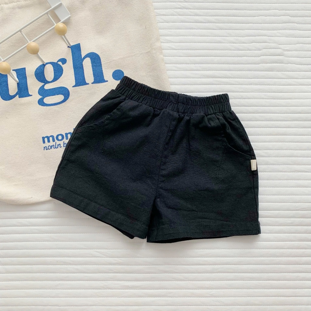Quần đùi THÔ KAKI dày dặn đứng form 4 màu basic cho bé phối đồ size 9-23kg