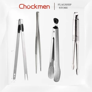 Kẹp Inox CHOCKMEN 30cm Inox 304 Kẹp Gắp Thức Ăn Gắp Đồ Nướng Kẹp Thịt Kẹp Gắp Đồ Chiên Dụng Cụ Bếp