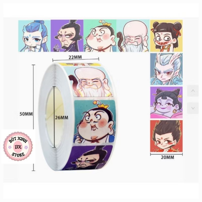 Cuộn 500 sticker khen thưởng họa tiết Natra cute | Shopee Việt Nam