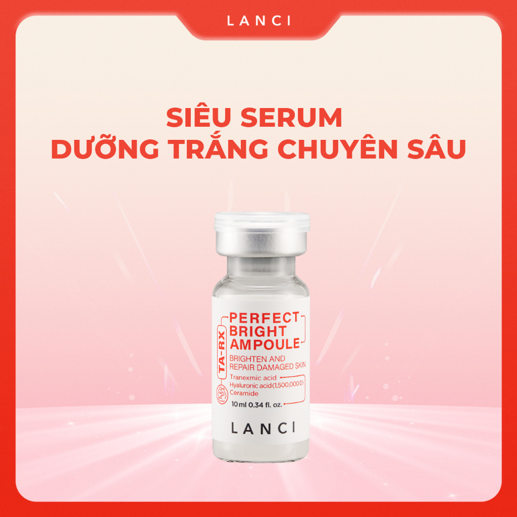 Ảnh Serum dưỡng trắng mờ nám chuyên sâu LANCI thẩm thấu nhanh, đều màu da minisize 10ml 1