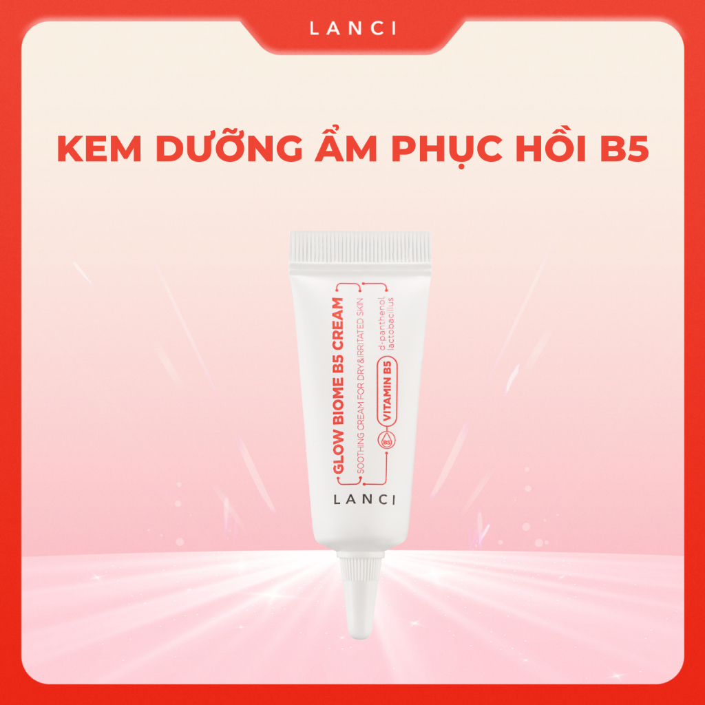 Ảnh Kem dưỡng ẩm B5 LANCI phục hồi và dưỡng da ẩm mượt căng bóng minisize 10ml 1