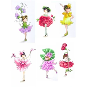 Bộ 14 tranh tô màu FLOWER BABY khác nhau không trùng lặp cho bạn thỏa sức sáng tạo
