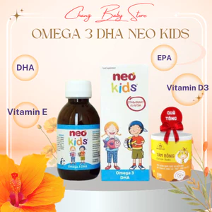 Neo Kids Dầu cá Omega 3 DHA chai 150 ml + quà