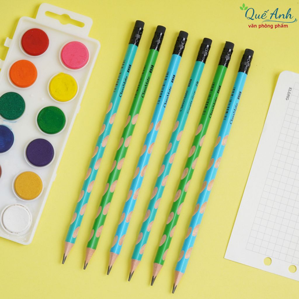 Bút chì gỗ 2B định vị tay cầm cơ bản - Classmate Simple Grip PC632 ...