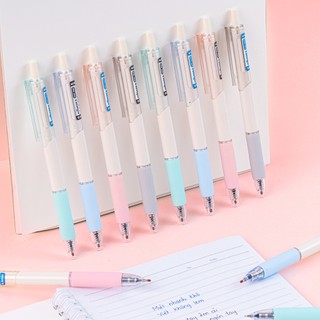 Hộp Bút Gel Bấm MONDEZ Ngòi 0.5mm, Bút Bi Bấm Mực Xanh Đen, Ngòi Trơn Tru Dùng Ghi Chép M15007/M15008