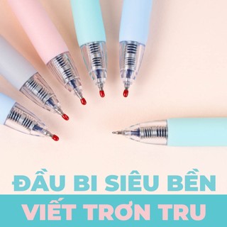 Hộp Bút Gel Bấm MONDEZ Ngòi 0.5mm, Bút Bi Bấm Mực Xanh Đen, Ngòi Trơn Tru Dùng Ghi Chép M15007/M15008