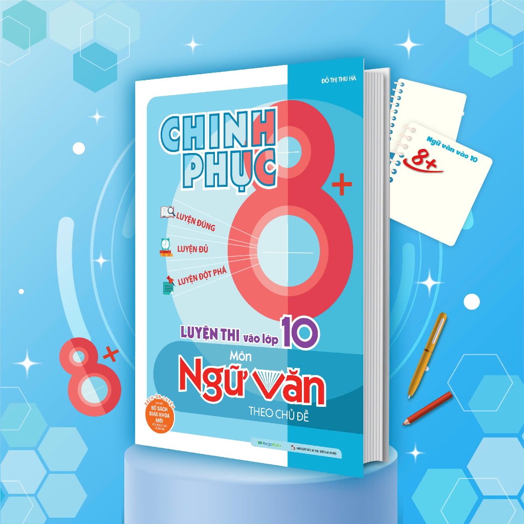 Ảnh Sách Chinh phục 8+ luyện thi vào lớp 10 môn Ngữ Văn theo chủ đề (Sách mới nhất 2025) 1