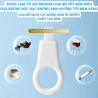 Miếng Bọt Biển Làm Sạch Răng Trẻ Em Và Người Lớn, Loại Bỏ Ố Vàng, Cho Hàm Răng Trắng Sáng Khoẻ Mạnh.