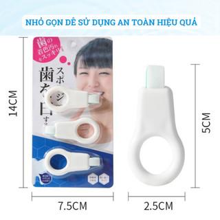 Miếng Bọt Biển Làm Sạch Răng Trẻ Em Và Người Lớn, Loại Bỏ Ố Vàng, Cho Hàm Răng Trắng Sáng Khoẻ Mạnh.