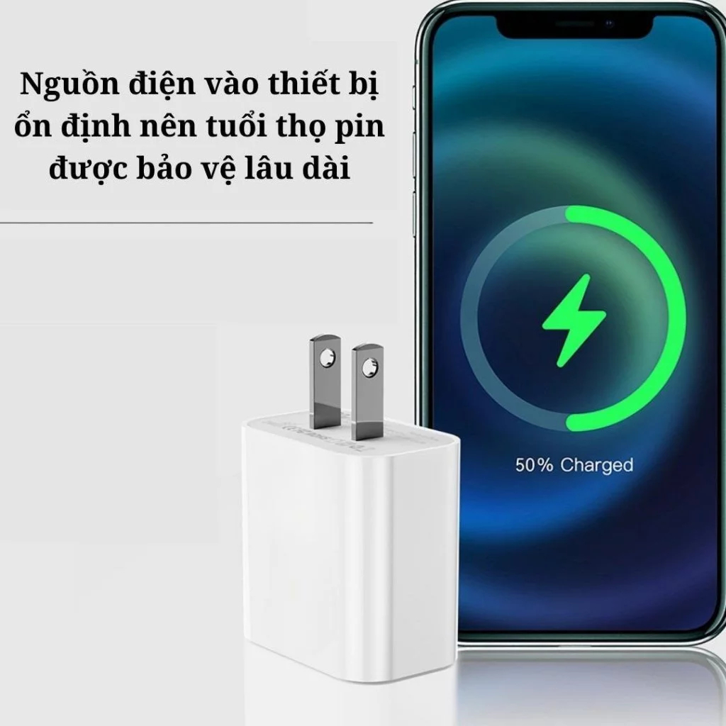 [Chống Nóng Máy] Bộ Củ Cáp Sạc Nhanh PD20W KOLEAD C15 – Sạc Nhanh Ổn Định, An Toàn Cho iPhone, Ipad