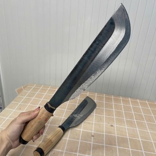 Dao sắt cán lưỡi bầu dùng để làm thịt, cá, gà, làm vườn sắc bén