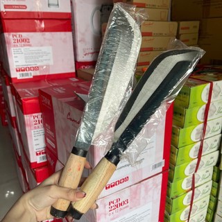 Dao sắt cán lưỡi bầu dùng để làm thịt, cá, gà, làm vườn sắc bén