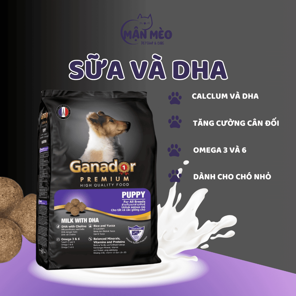 Hạt ganador cho chó gà nướng, dha, trứng sữa, cá hồi, cừu, bò nướng 3kg hỗ trợ tiêu hóa, xương chắc khỏe