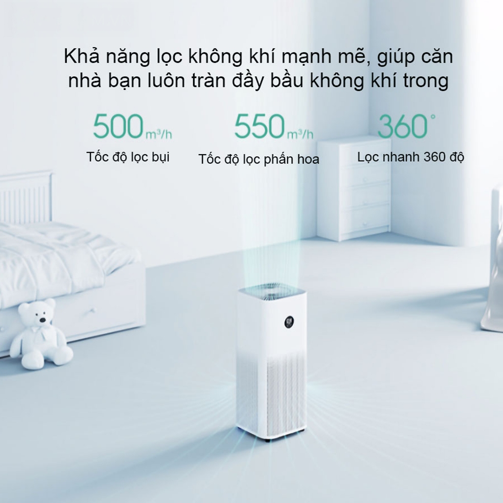Ảnh Máy Lọc Không Khí Xiaomi Mi Air Purifier Series 4 Compact/ 4 Lite/ Gen 4/ 4 Pro - Bảo hành chính hãng 12 Tháng 4