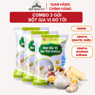 Combo 3 Gói 100g Bột Bơ Tỏi Tomato T&P Lắc Khoai Tây Chiên, Làm Sốt Bơ Tỏi, Bánh Mì bơ Tỏi