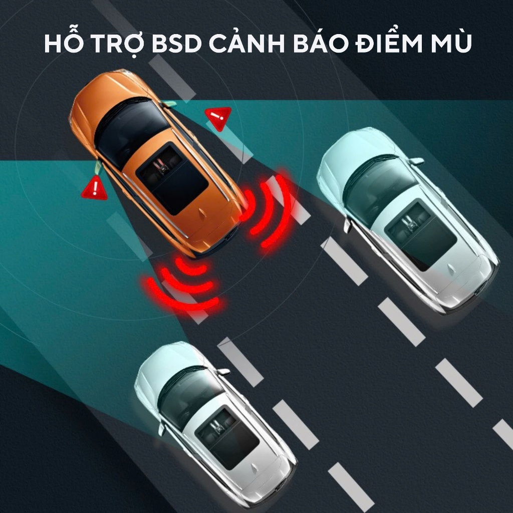 Camera hành trình ô tô S3 CARLOVER màn hình cảm ứng 3 inch, ghi hình 4K, hỗ trợ công nghệ ADAS, BSD - bảo hành 24 tháng
