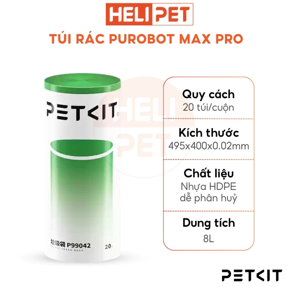Ảnh Túi rác PETKIT Dùng Cho Máy Dọn Phân Mèo PETKIT Purobot Max Pro, Pura Max, Pura X 1