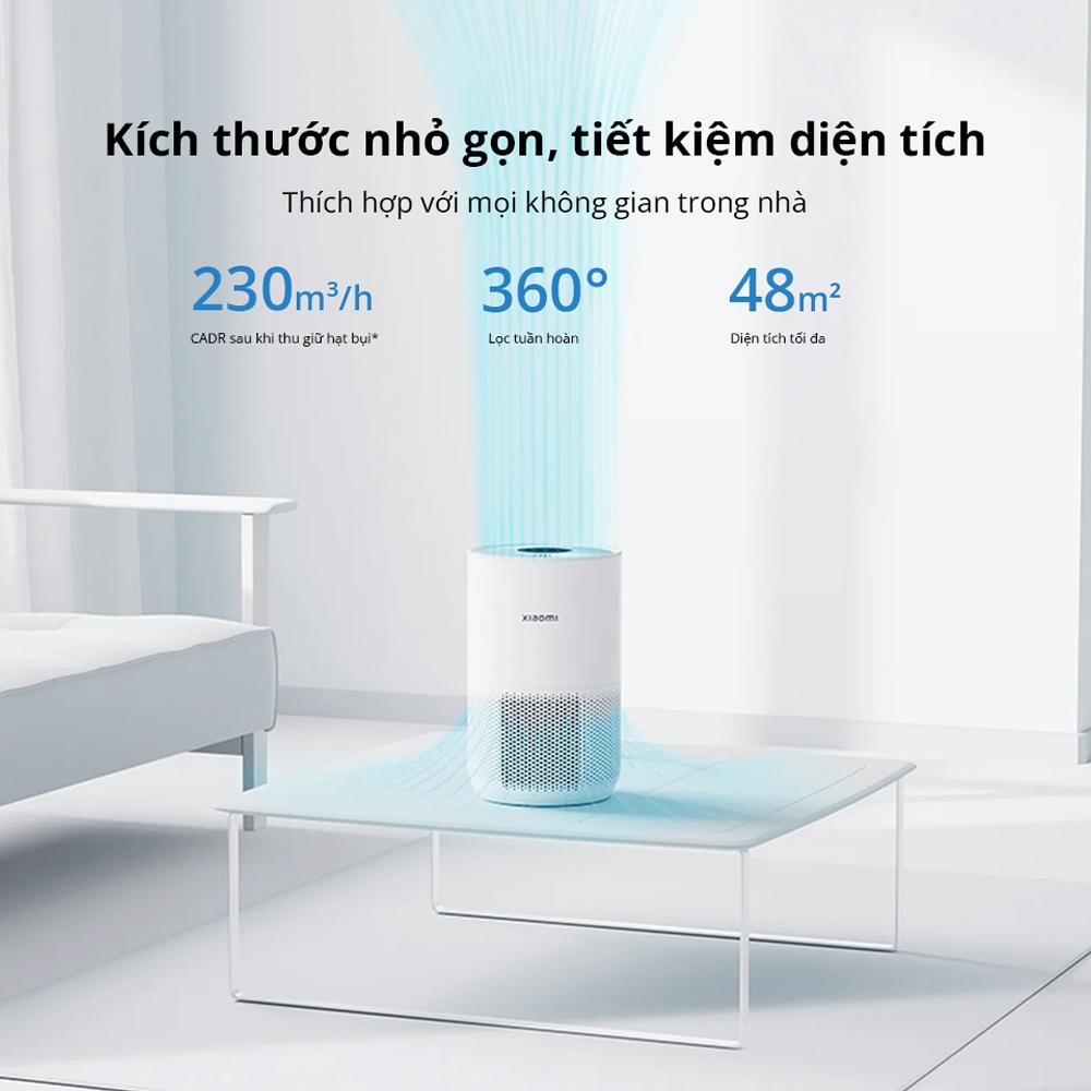 Ảnh Máy lọc không khí Xiaomi Smart Air Purifier 4 Compact BHR5860EU/ Lõi lọc không khí BHR5861GL 4