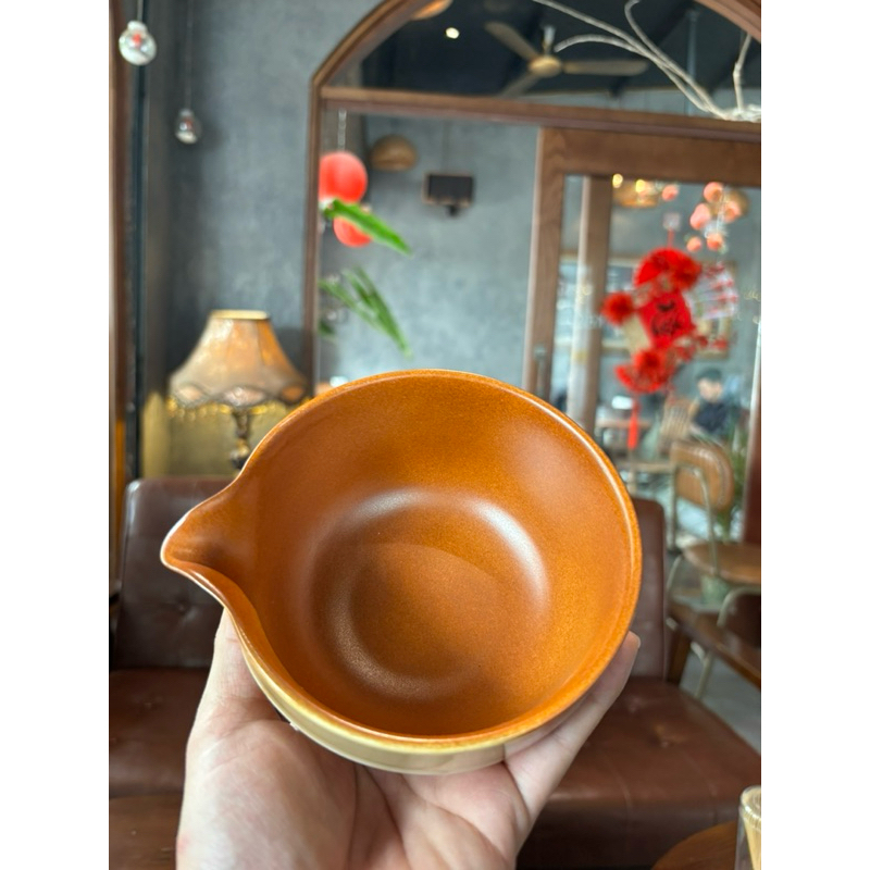 [ HOẢ TỐC ]Set Matcha thủ công Nhật Bản 5 món cao cấp (Màu nâu men cổ )