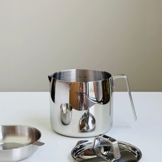 Ca Inox Có Vạch Chia Đong Rót Chockmen, Ca Lọc Dầu Cặn Chockmen 0.9L 2L