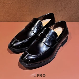 Giày loafer nam da bóng Hàn Quốc 10904