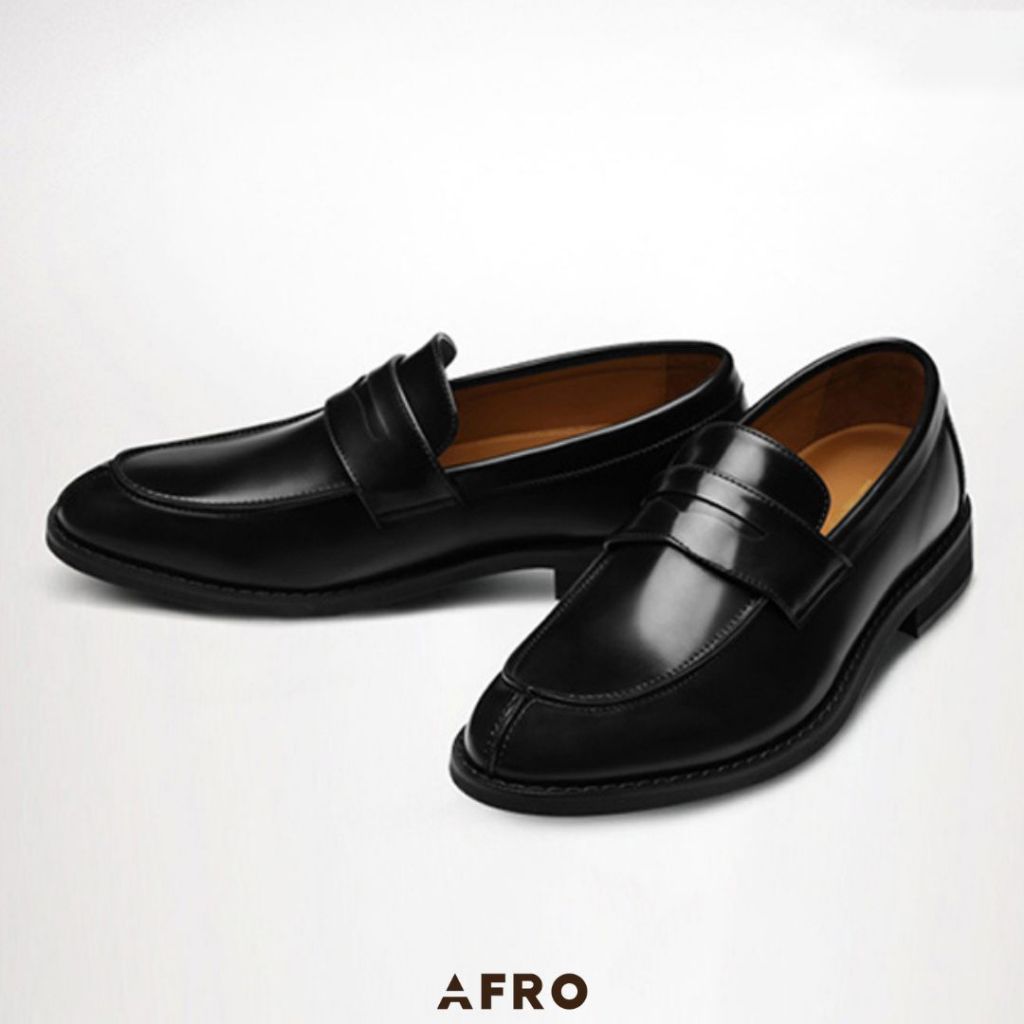 Giày loafer nam da bóng Hàn Quốc 10904